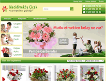 Tablet Screenshot of mecidiyekoycicek.com